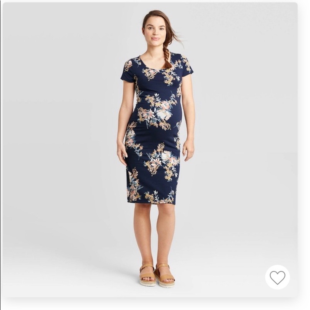 Maternity Floral TShirt Dress by Isabel Maternity